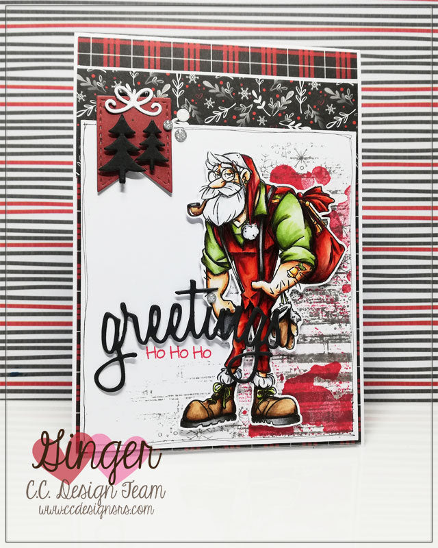 Hipster Santa